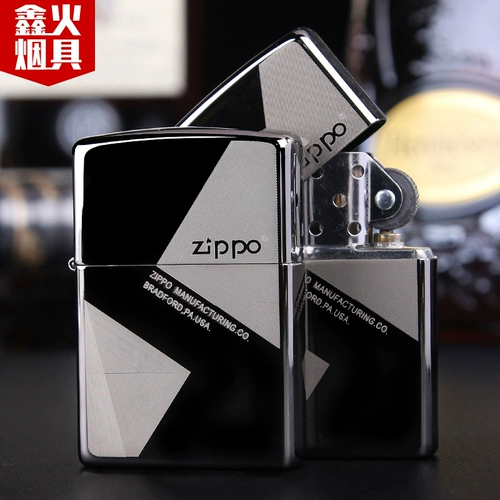 Zhibao Ligher Store получает тысячи восемь цветов цветовых более легких подлинного Zippo Black Ice 150 Свободное пространство Custom DIY