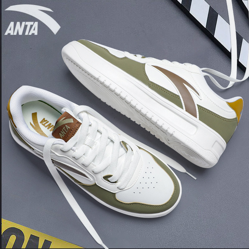 安踏板鞋男鞋2025秋冬新款休闲鞋