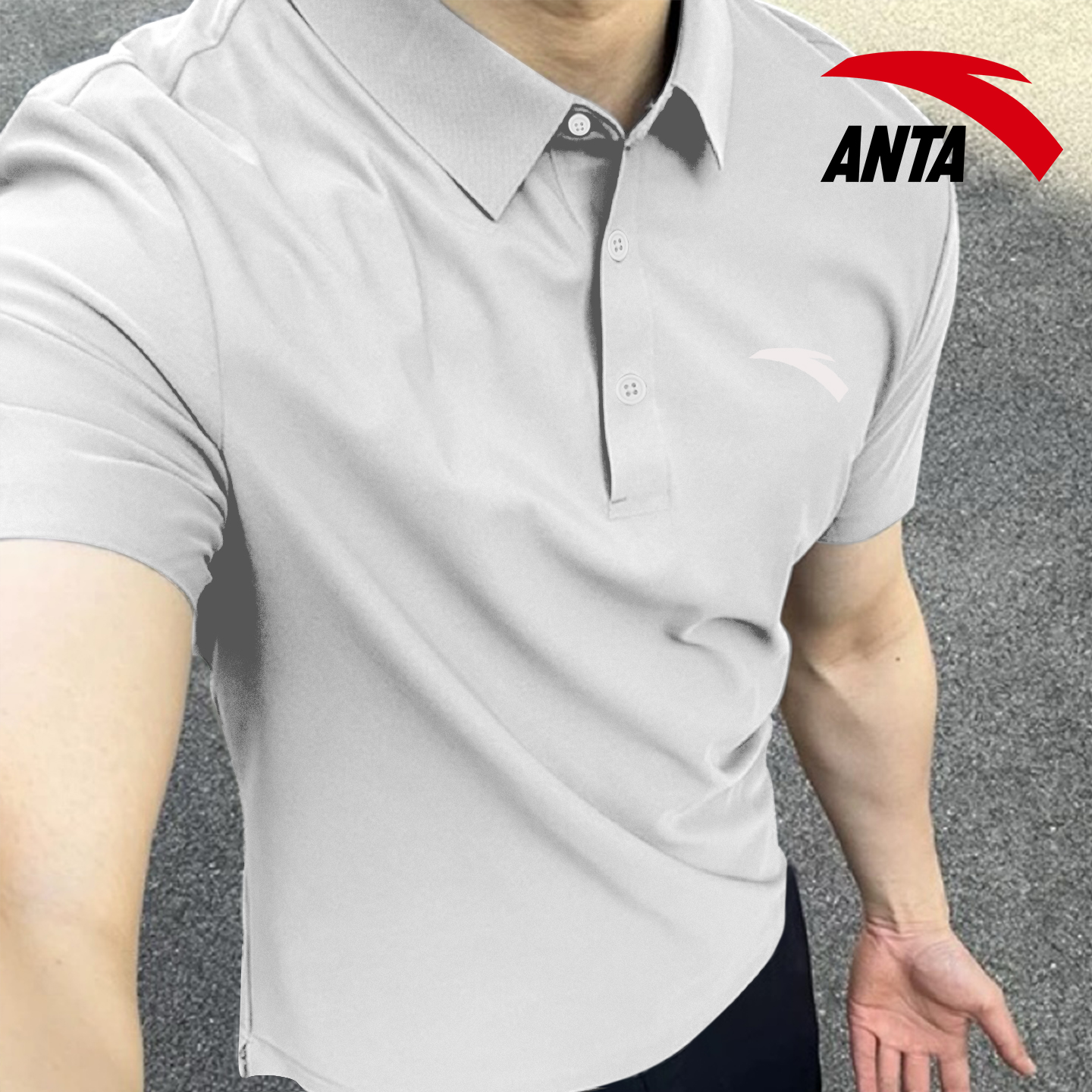 安踏短袖polo衫男款2025夏季新款