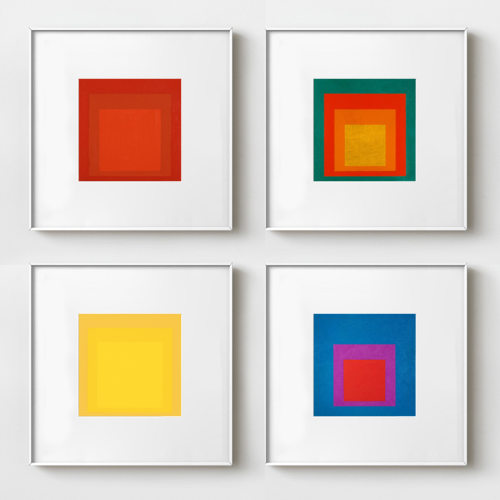 适合大白墙办公室样板间展厅挂画