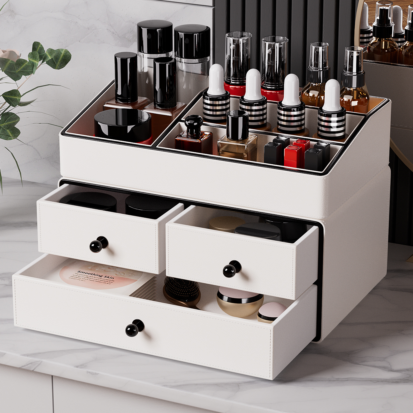 梳妆台收纳盒高级感家用桌面