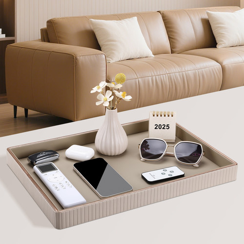 轻奢风长方形首饰托盘桌面收纳盘