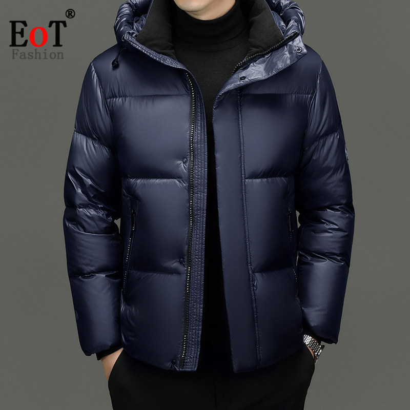 加厚羽绒服男短款宽松休闲高端