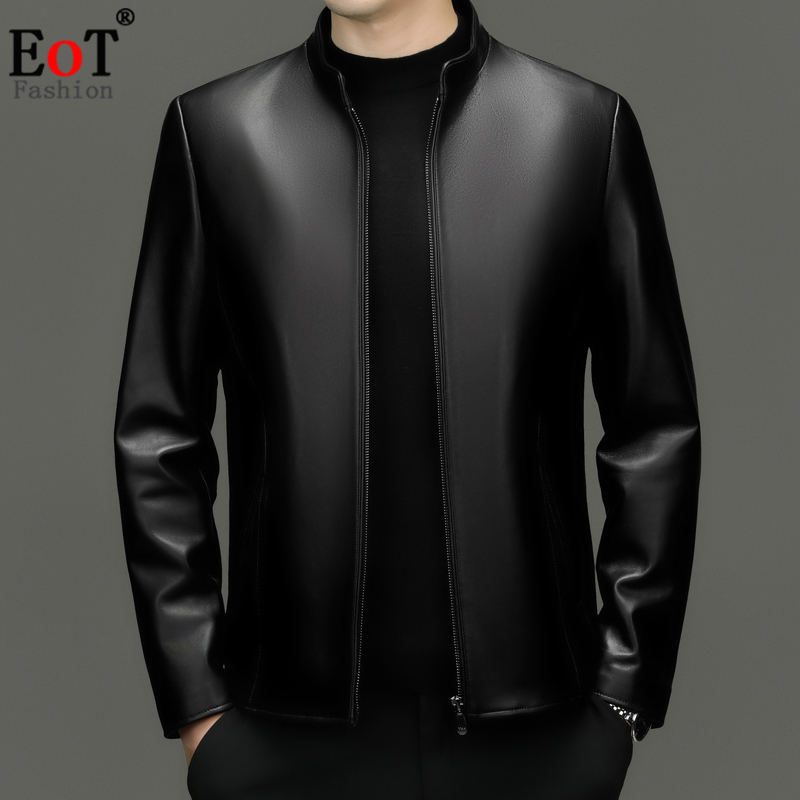 轻奢绵羊皮皮衣男士海宁真皮外套