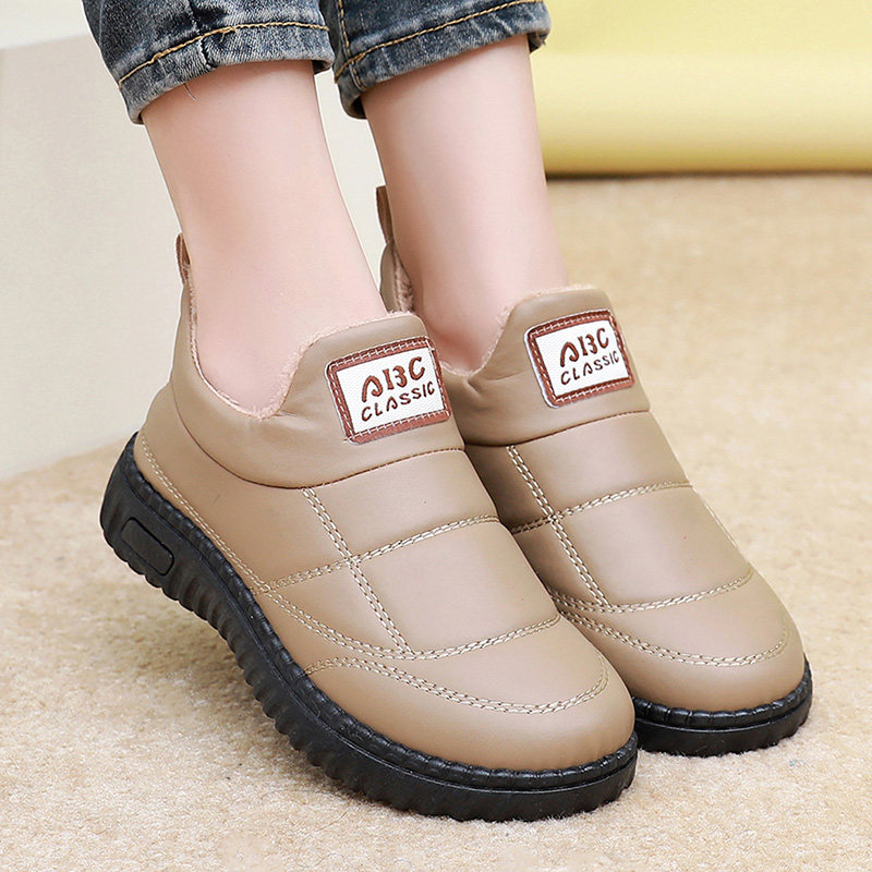 冬季女棉鞋高帮棉鞋平跟加绒保暖休闲妈妈鞋舒适防滑中老年雪地靴,女鞋,时尚雪地靴,淘宝优惠券,粉丝福利购,淘宝优惠卷