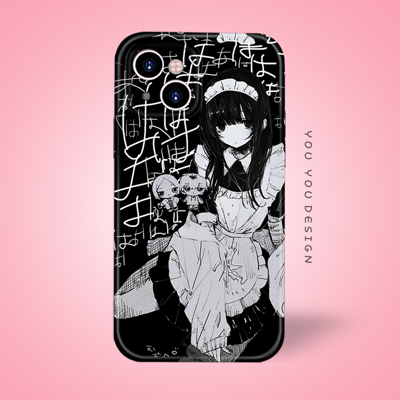 lolita女仆全包光面壳苹果16pro