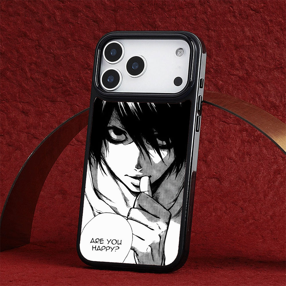 日系动漫暗黑帅酷男生死亡笔记适用苹果17PromaxIMD磨砂磁吸手机壳iPhone16pro图案内封不掉色全包防摔保护套