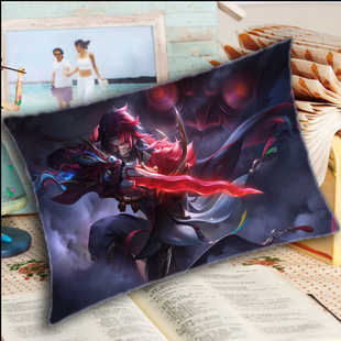 王者荣耀莱西奥神罪铠傩神司兰陵王万灵伏威曹操蚩奼睡枕长枕定做