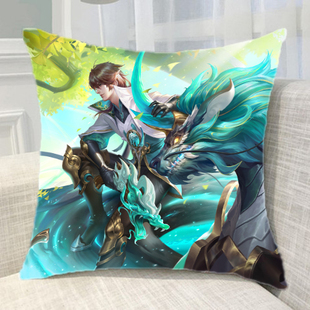 王者荣耀山海·玄木吟马可波罗碧波瑶行抱枕汽车靠垫礼物等图定制