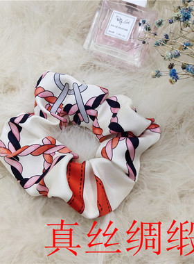 2020新品小仙女扎头发发绳真丝大肠发圈日韩桑蚕丝生日礼品女