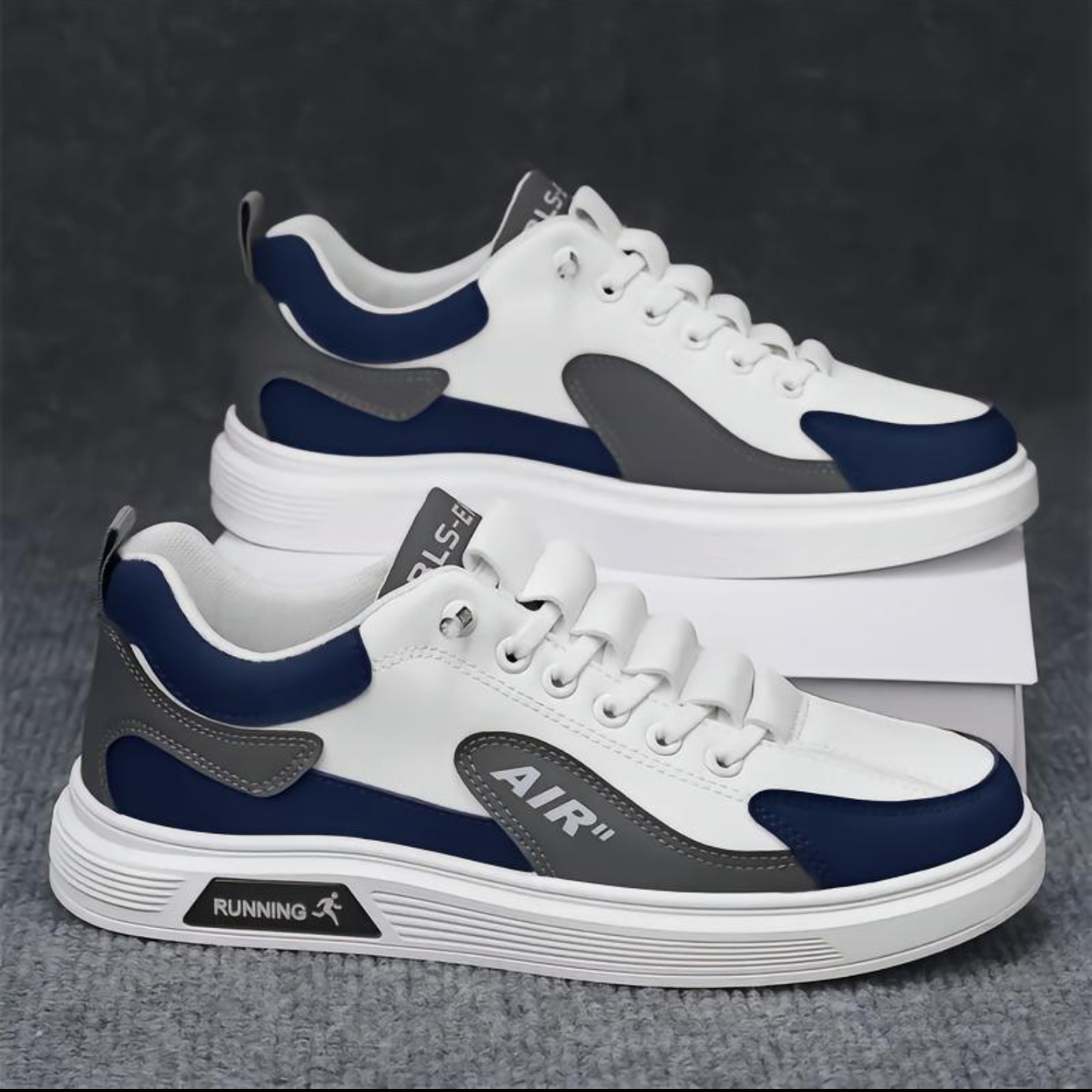 尧顺男鞋旗舰店秋冬时尚休闲鞋男士帕拉鞋软底百搭低帮一脚蹬板鞋