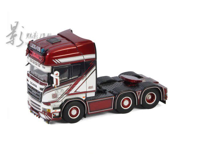 wsi 1:50 lex-us 德卡之星 scania 6x2 合金卡车汽车模型 01-2913
