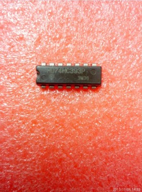 HD74HC393P DIP14原装现货双4位二进制纹波计数器IC配单配套