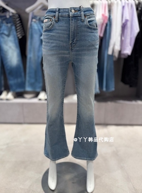 CK JEANS 韩国正品直邮代购26春47F689G女士时尚微嗽休闲牛仔裤