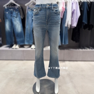 CK JEANS 韩国正品直邮代购26春47F689G女士时尚微嗽休闲牛仔裤