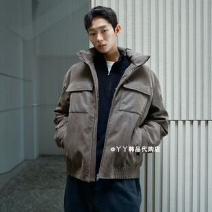 韩国直邮代购Mind Bridge 26冬M1DJ8171男士绒面革鸭羽绒服