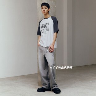 韩国直邮代购Mind Bridge 26春M1DP3153男士时尚宽松休闲裤