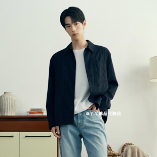 26春M1WS3170男士 韩国正品 Bridge Mind 亚麻混纺休闲夹克 直邮代购