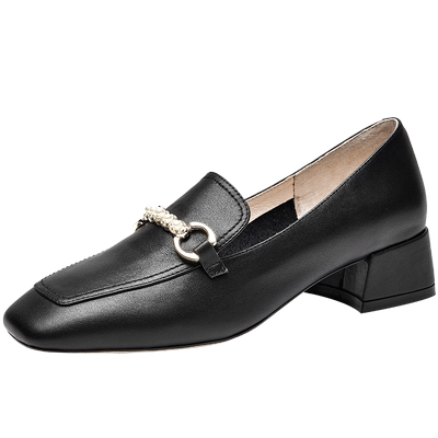 beau2021夏季新款方头清仓女鞋