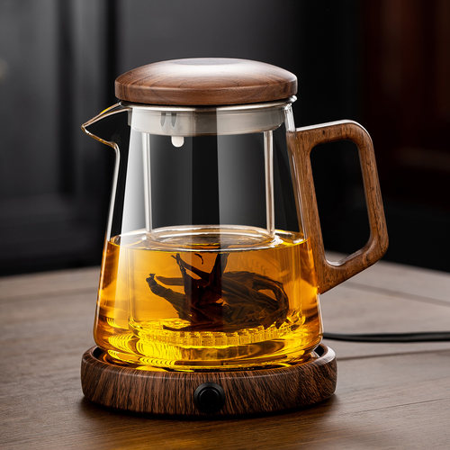 加厚玻璃茶水分离泡茶杯