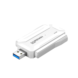 达而稳 千兆无线网卡usb台式机接收发射器1300M笔记本电脑主机上网连接热点外置网络5G双频信号免驱动