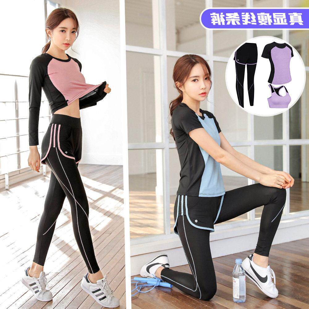 跑步速干新款2025显瘦晨服夏天瑜伽服透气运动套装女时尚运动衣