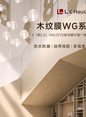 韩国进口LG木纹膜改色木纹贴纸LX