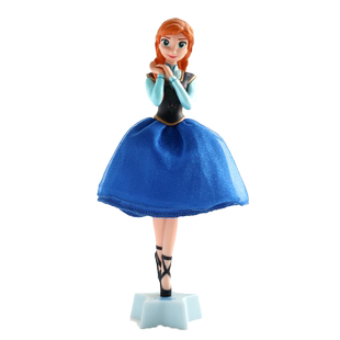 迪士尼圆珠笔铅笔冰雪人物摆件白雪公主可爱3d卡通笔爱莎儿童玩具