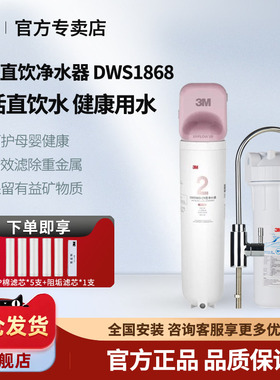 【旗舰同仓】3M净水器家用直饮自来水厨下式过滤超滤机DWS2500CN
