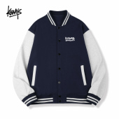 KERWATS可维斯品牌大码 纯棉棒球服 男女情侣无性别字母胸花秋冬季