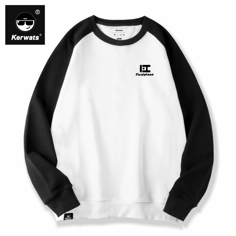 秋冬大码男女款纯棉打底圆领卫衣