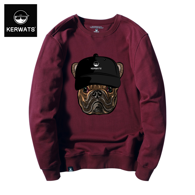 套头纯棉卫衣大码韩版潮牌长袖