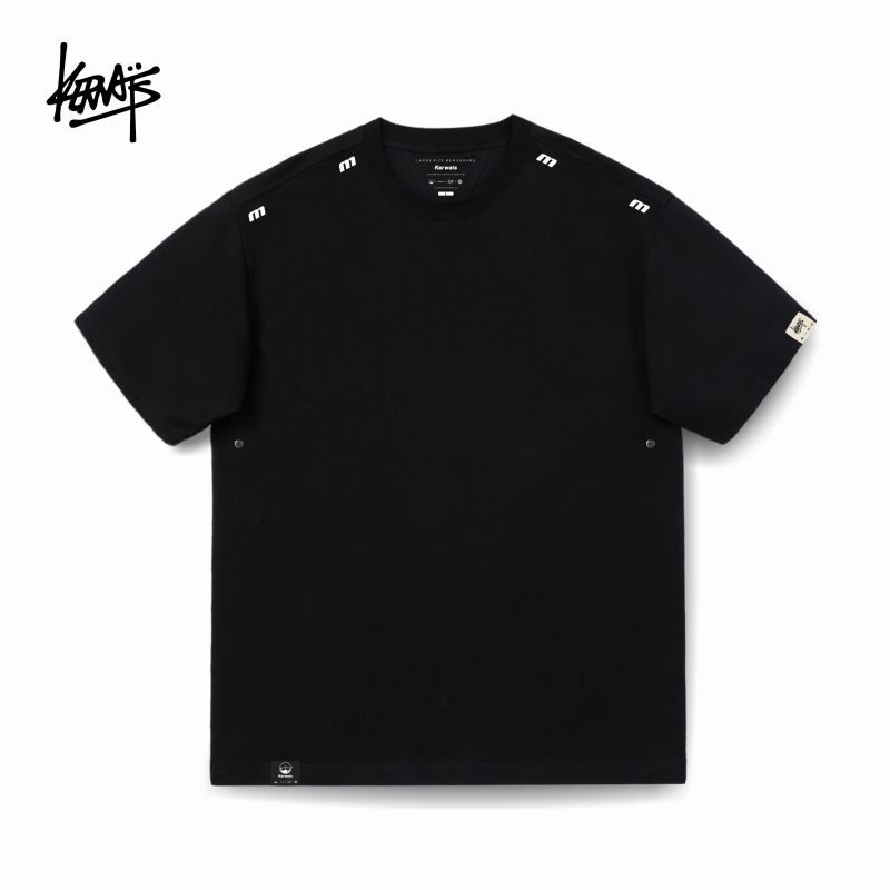 字母印花无性别大码短袖美式