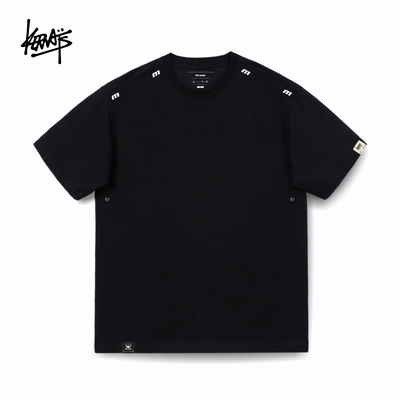 字母印花无性别大码短袖美式