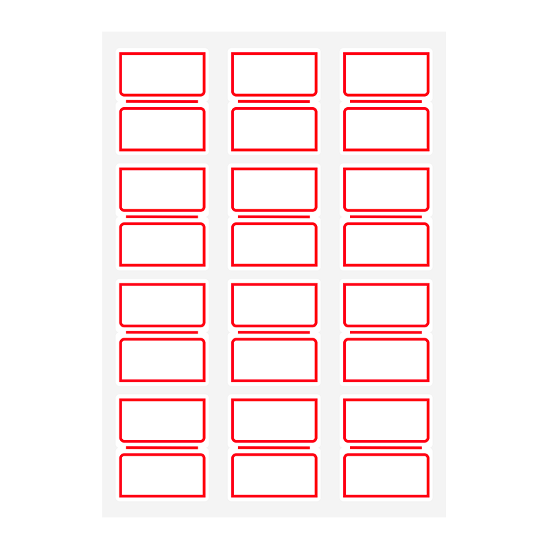 晨光标签贴纸自粘不干胶便签粘标签纸标价格手账防水标贴记号标记贴名字姓名贴水杯封口分类纸口取纸办公用品