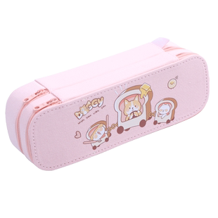 晨光大容量笔袋文具盒女孩款小学生初中生黑科技网红铅笔盒男生儿童高颜值可爱卡通一二三年级双层多功能简约
