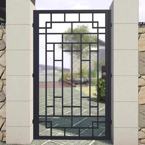 铝合金新中式简约别墅庭院大门户外花园院子门围墙栅栏门