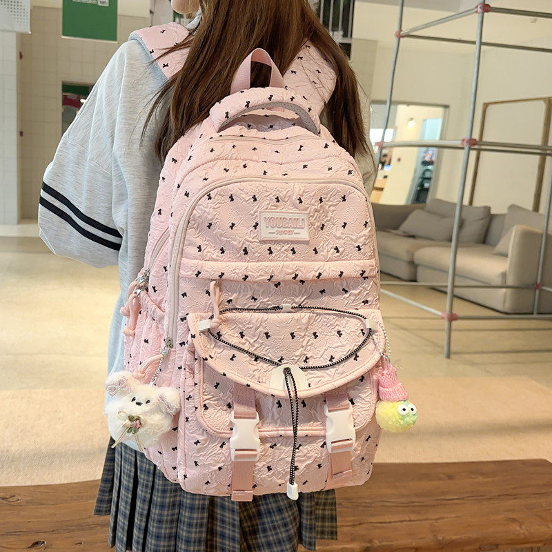 书包女初中生韩版森系高中小学生三到六年级轻便护脊少女双肩背包,箱包皮具/热销女包/男包,双肩背包,淘宝优惠券,粉丝福利购,淘宝优惠卷