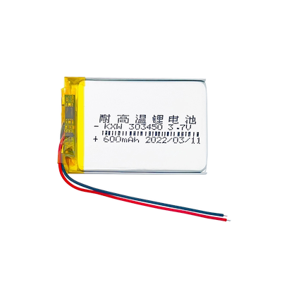 302040聚合物锂电池芯3.7V可充电通用大容量行车记录仪内置小体积