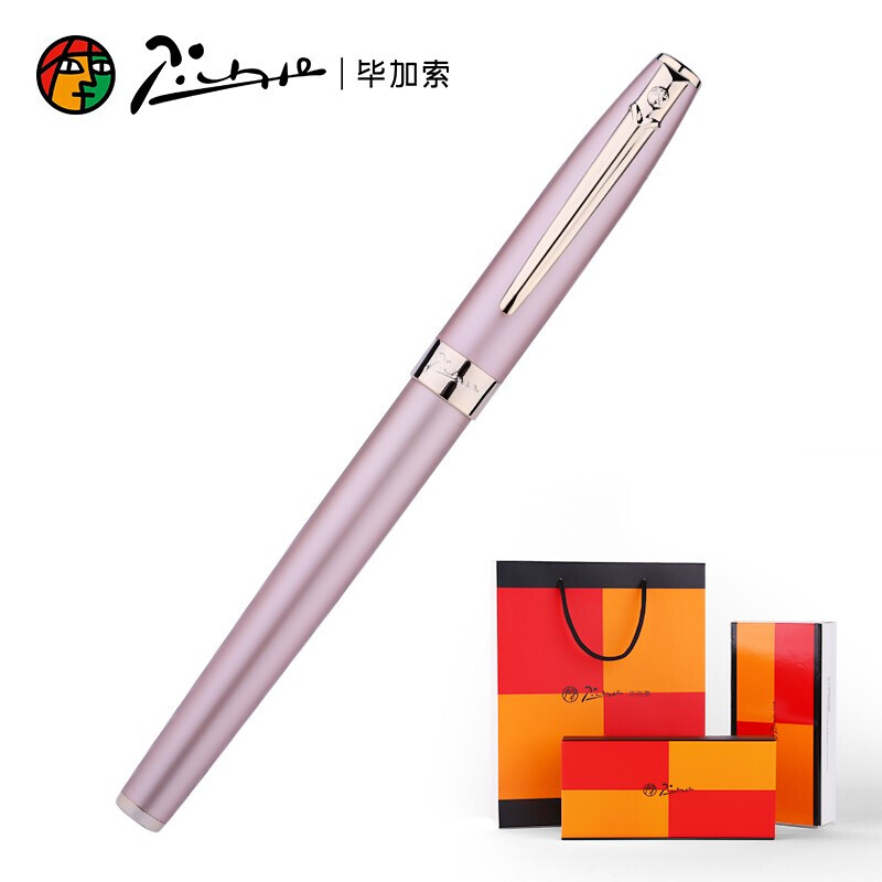 pimio毕加索钢笔717男女士专用复古三年级学生练字美工笔刚笔弯头弯尖