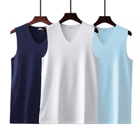 Ngủ thanh niên thể thao vest vai cá tính băng lụa đáy siêu mỏng chạy liền mạch vest nam mùa hè phương thức cotton - Áo vest áo thun ba lỗ nữ free size