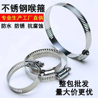 304不锈钢喉箍美式瓦斯瓦斯氧气管夹抱箍油水管箍卡箍管卡卡子