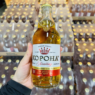 哈萨克斯坦啤酒450毫升皇冠1858新品啤酒霍尔果斯口岸发货