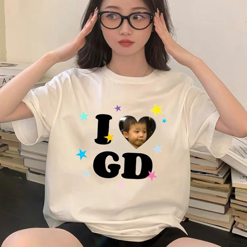 GD权志龙痛衣同款周边短袖T恤男女演唱会纯棉半袖应援上衣服定制