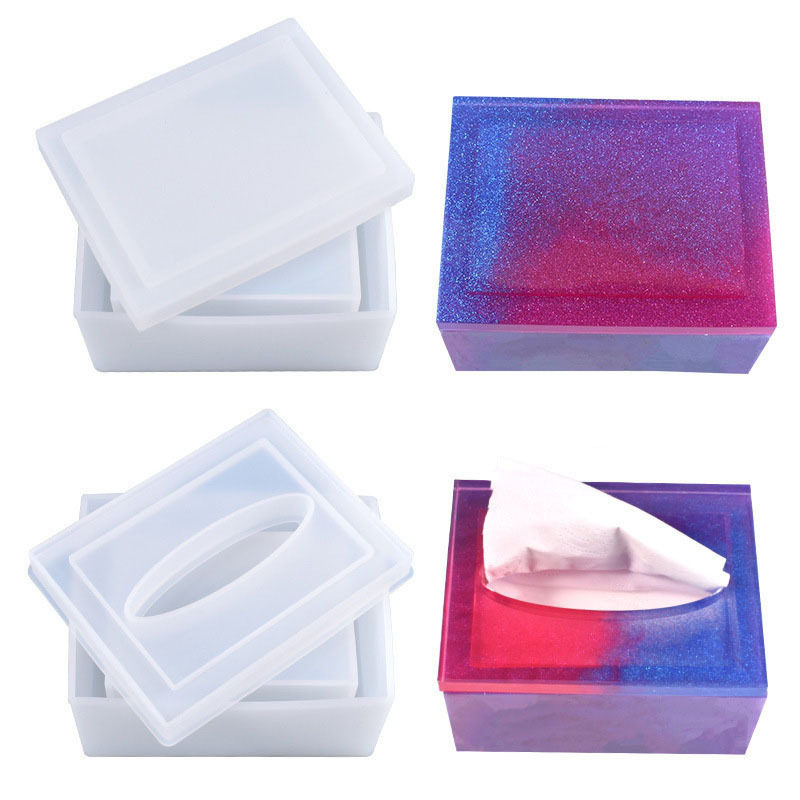 diy水晶滴胶模具纸巾盒生活用品