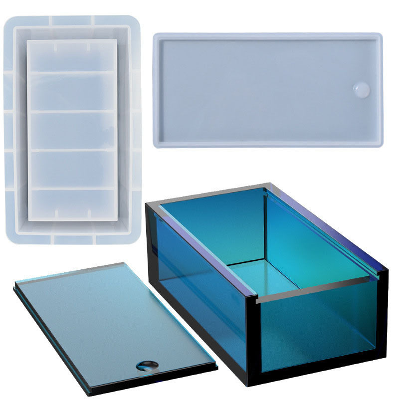 diy水晶滴胶模具棋牌纸巾收纳盒