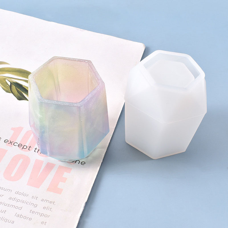 diy水晶滴胶模具手工自制小号六
