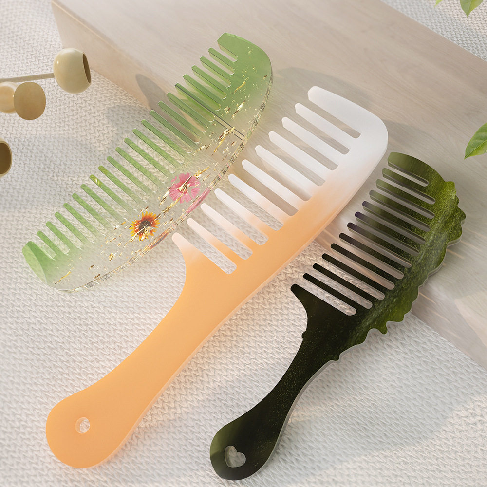 水晶滴胶DIY梳子模具常规梳子手