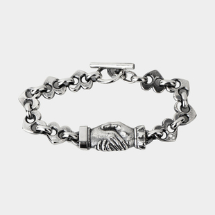 SOULOTTE新款 小众饰品 古巴链手链女ins潮嘻哈女士手镯冷淡风个性