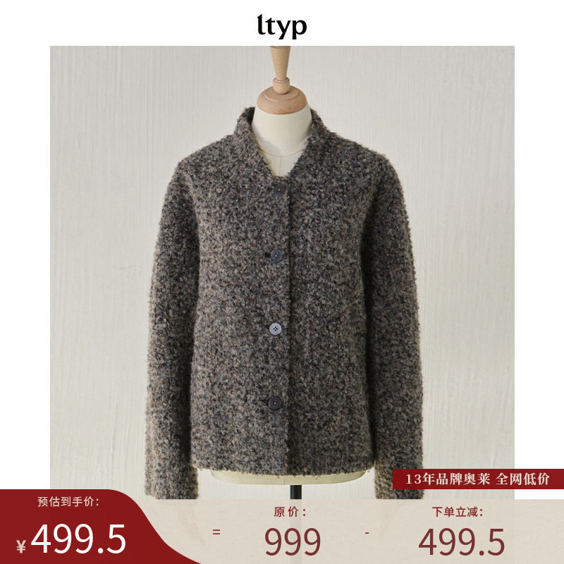 ltyp旅途原品 新店专享五折NO.266 2026新款羊毛针织保暖外套女春,女装/女士精品,短外套,淘宝优惠券,粉丝福利购,淘宝优惠卷